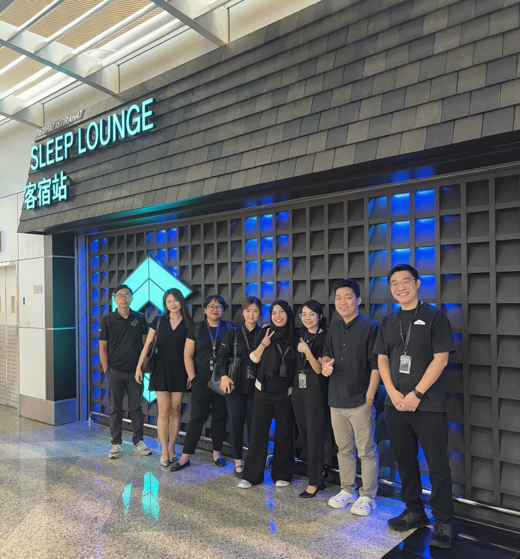 Capsule Transit and CoderPush teams together at KLIA