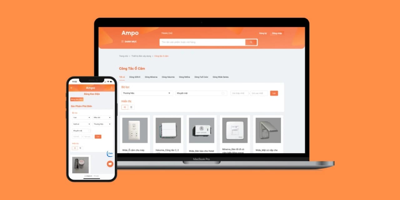 Ampo ecommerce platform architecture