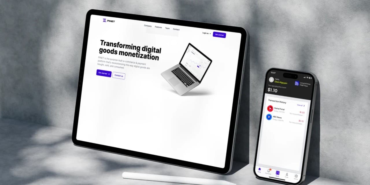 PINET digital goods network overview