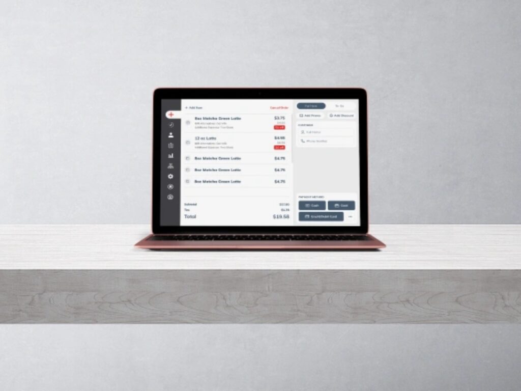 Mobile ordering app interface developed by CoderPush for Joe Coffee