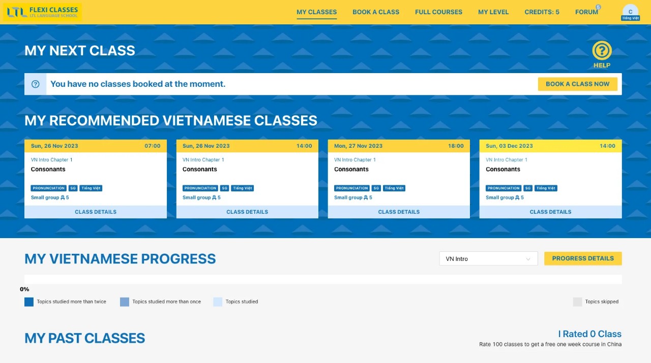 Flexi Classes-Challenge