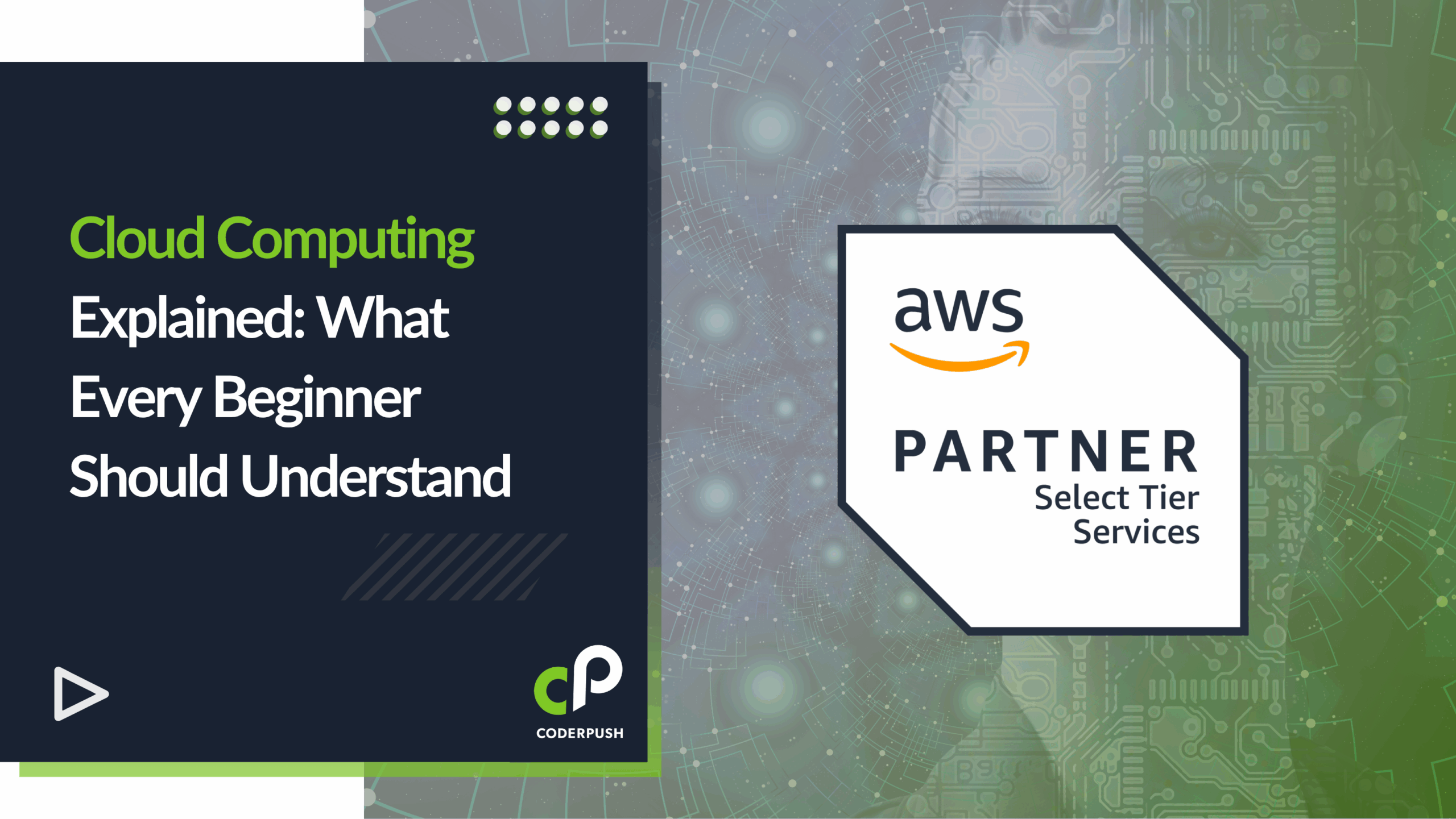 Modern cloud icon hovering over interconnected servers and application layers, visualizing speed, scalability, and digital transformation through cloud computing.