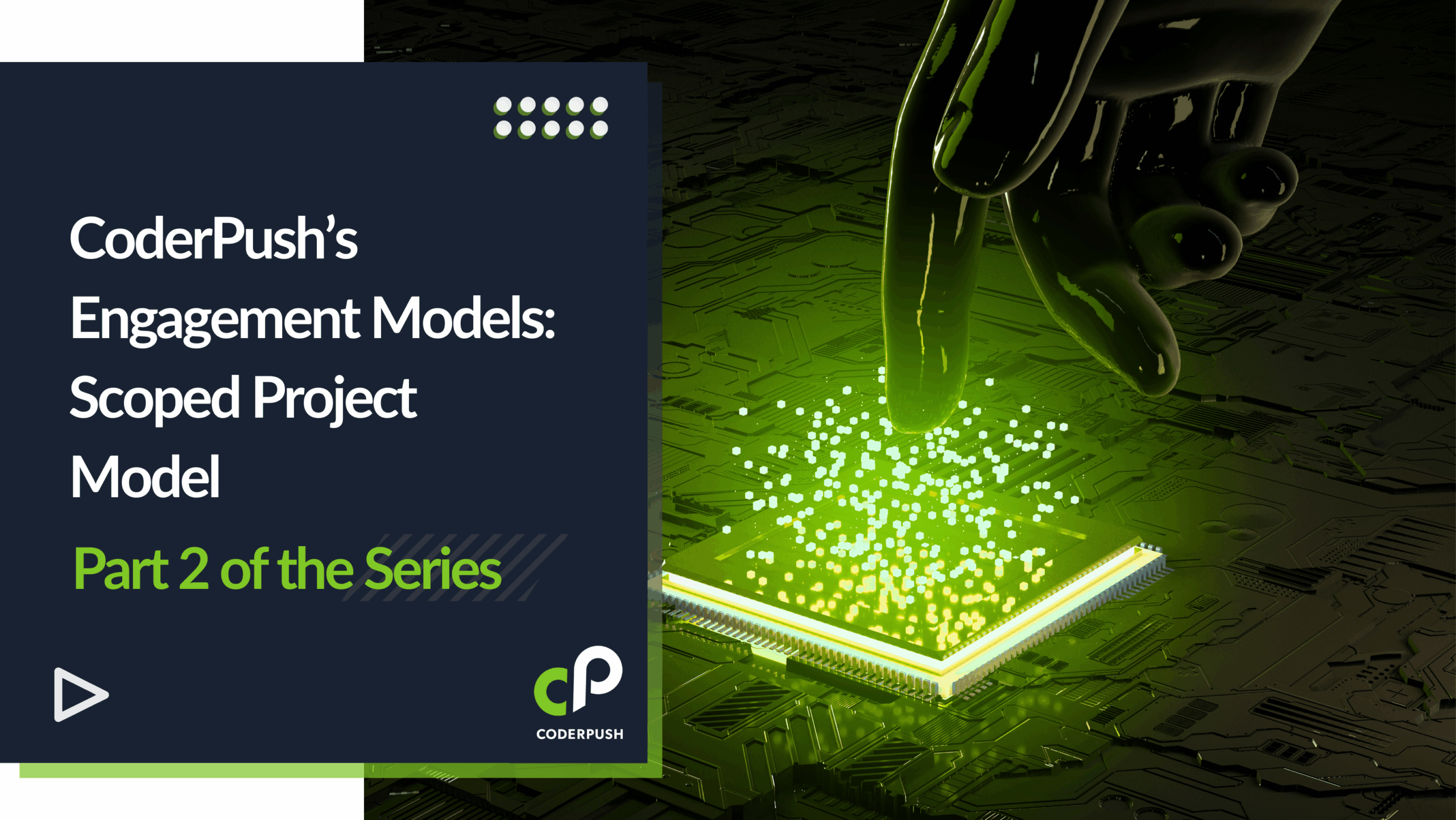 Achieve predictable success with CoderPush’s Scoped Project Model. This fixed-price engagement model ensures cost certainty and clear deliverables for well-defined software projects.
